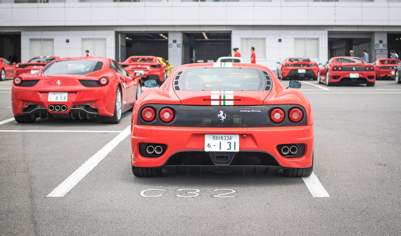 Illustration for article titled This Is How Japan Throws A Ferrari Party